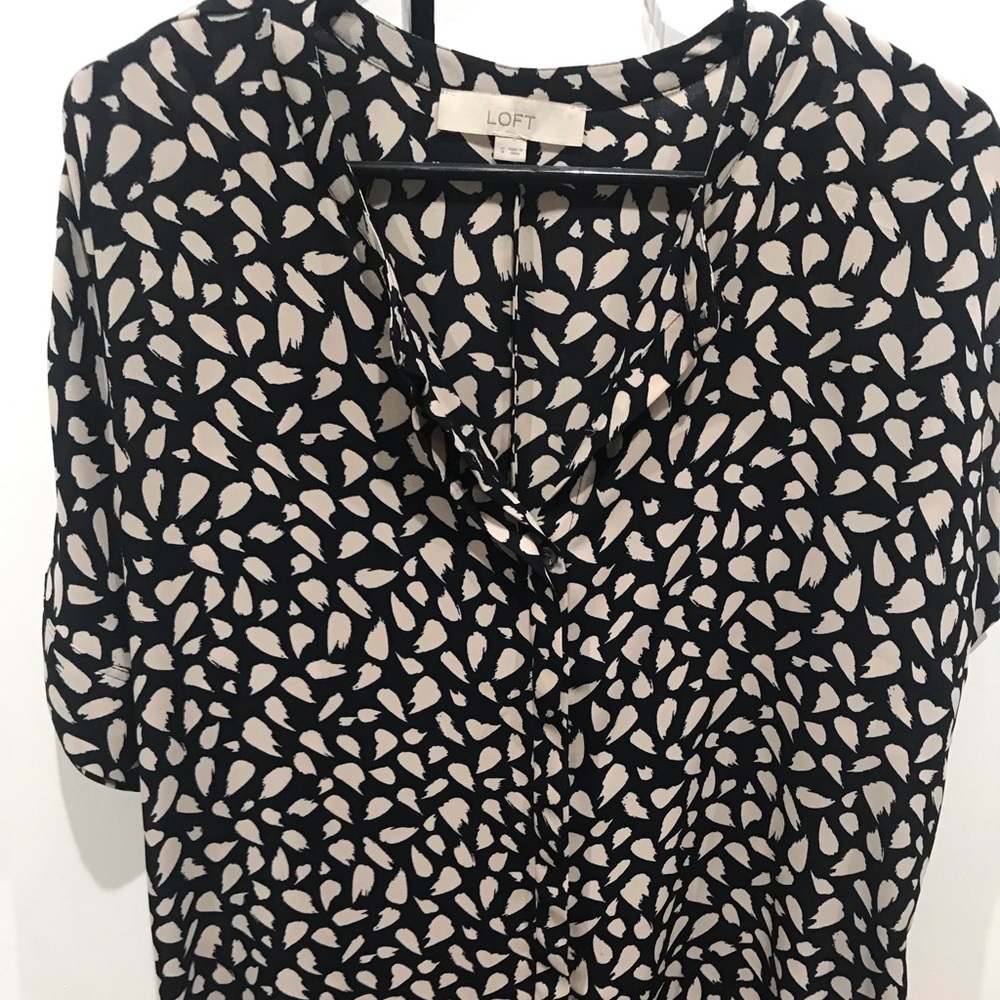 Loft button down blouse